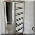 F30. Mirrored lingerie chest. 53”h x 24”w x 18”d 